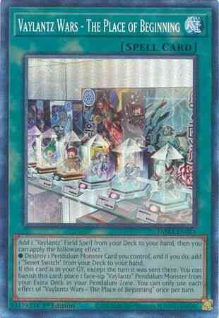 Vaylantz Wars - The Place of Beginning - TAMA-EN011 - Collector's Rare - 1st Edition