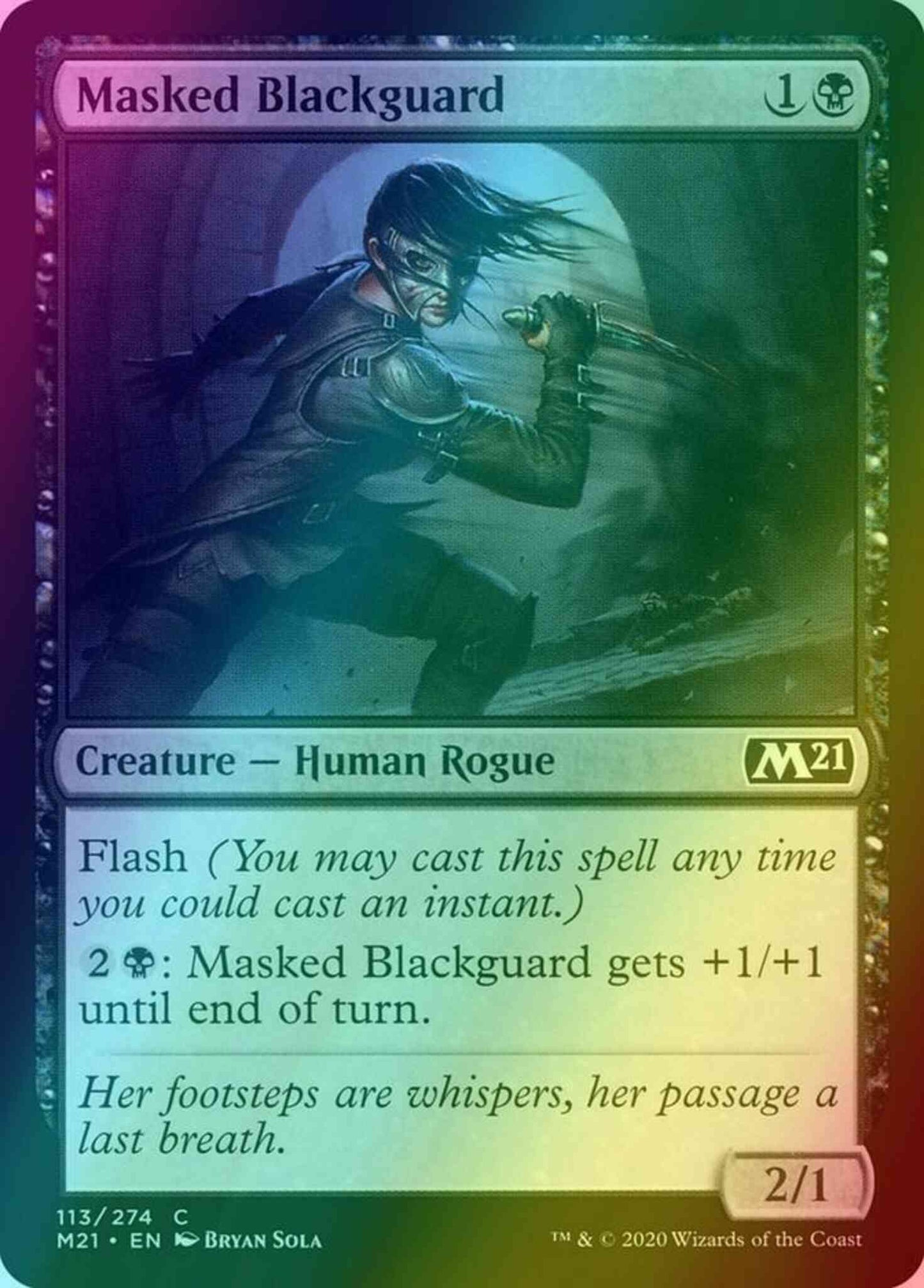 Masked Blackguard [113] [Core Set 2021] [Foil]