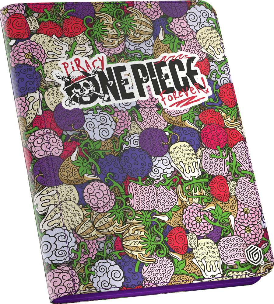 Ultimate Guard Zipfolio 360 Xenoskin Binder - 18-Pocket - One Piece - Devil Fruit Pattern