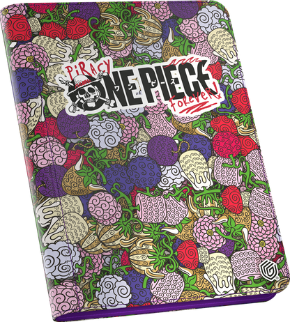 Ultimate Guard Zipfolio 360 Xenoskin Binder - 18-Pocket - One Piece - Devil Fruit Pattern