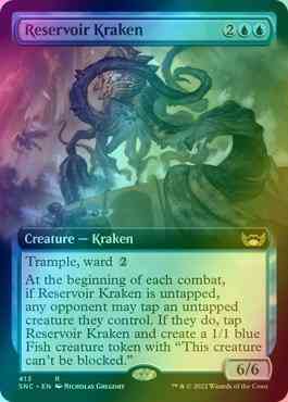Reservoir Kraken [413] [Extended Art] [Streets of New Capenna] [Foil]