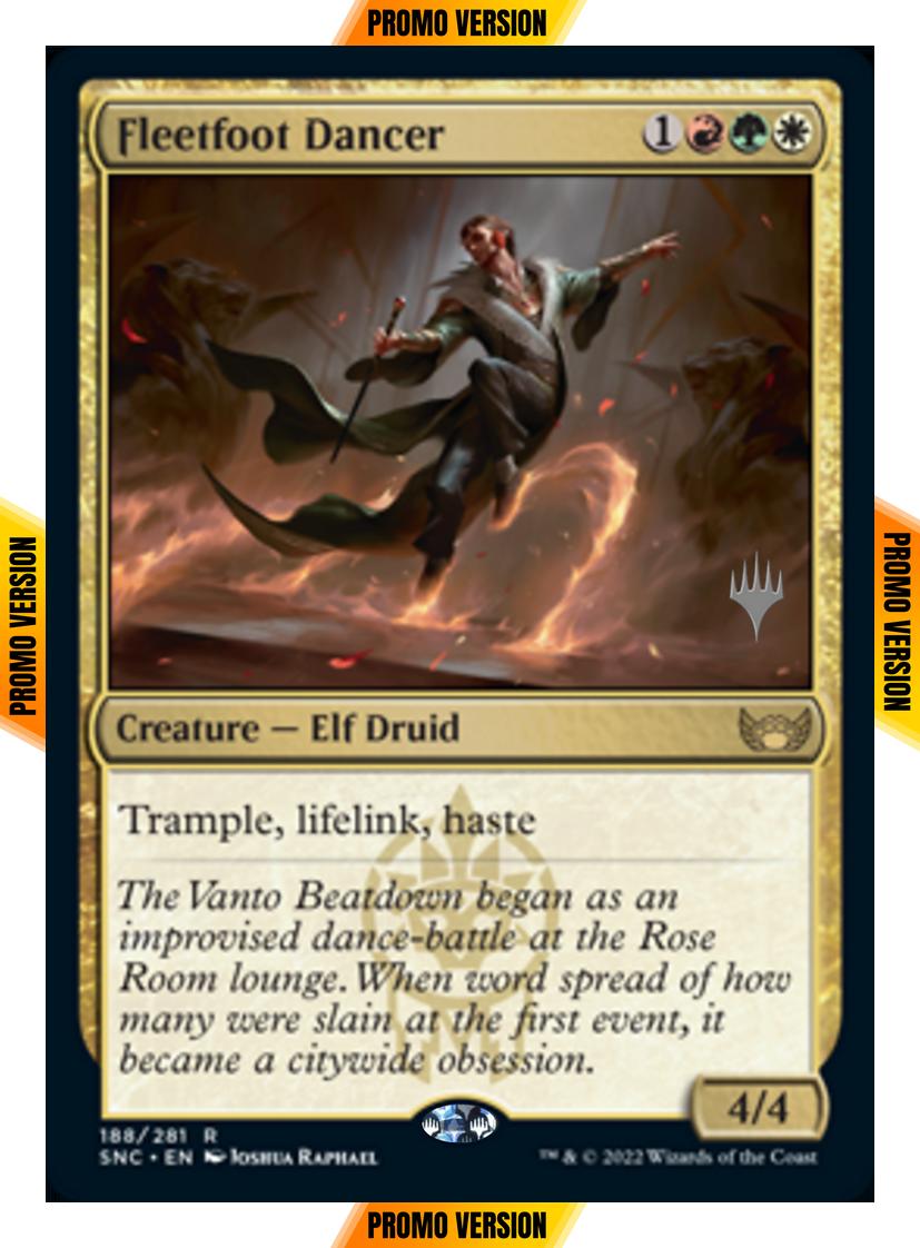 Fleetfoot Dancer [Promo Pack] [188p] [Streets of New Capenna: Promos] [Non-Foil]