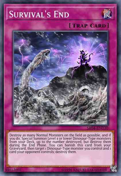 Survival's End - SR04-EN030 - Super Rare - 1st Edition