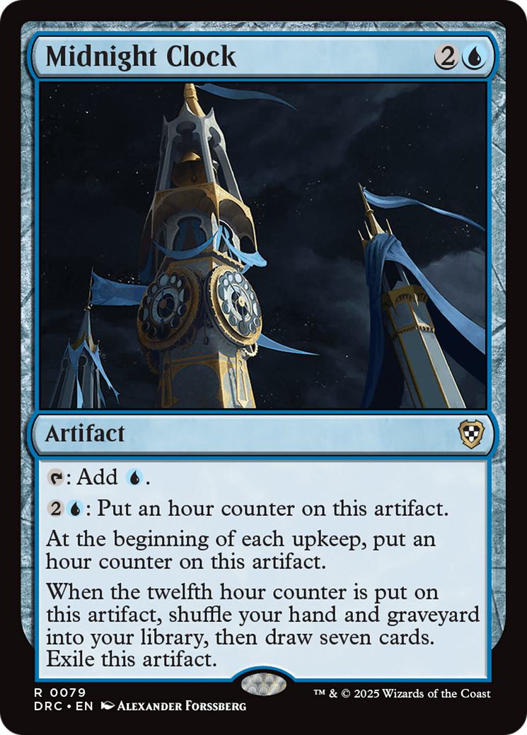 Midnight Clock [79] [Aetherdrift: Commander] [Non-Foil]