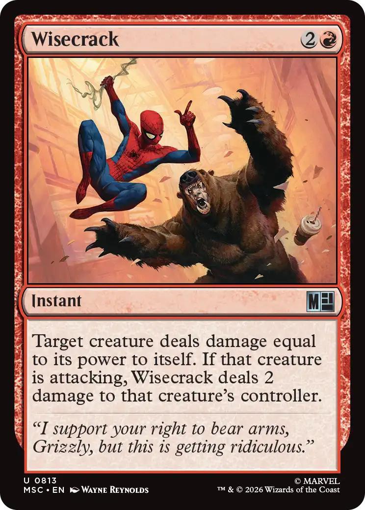 Wisecrack [813] [Jumpstart] [Marvel Super Heroes: Commander] [Non-Foil]