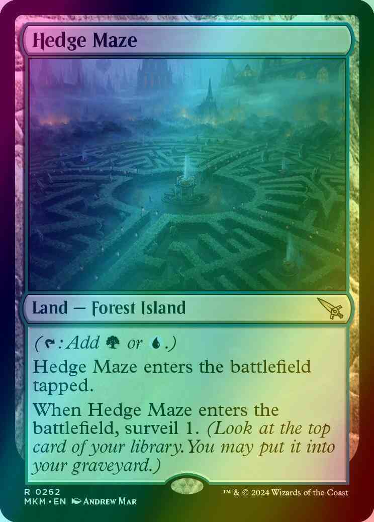 Hedge Maze [262] [Murders at Karlov Manor] [Foil]