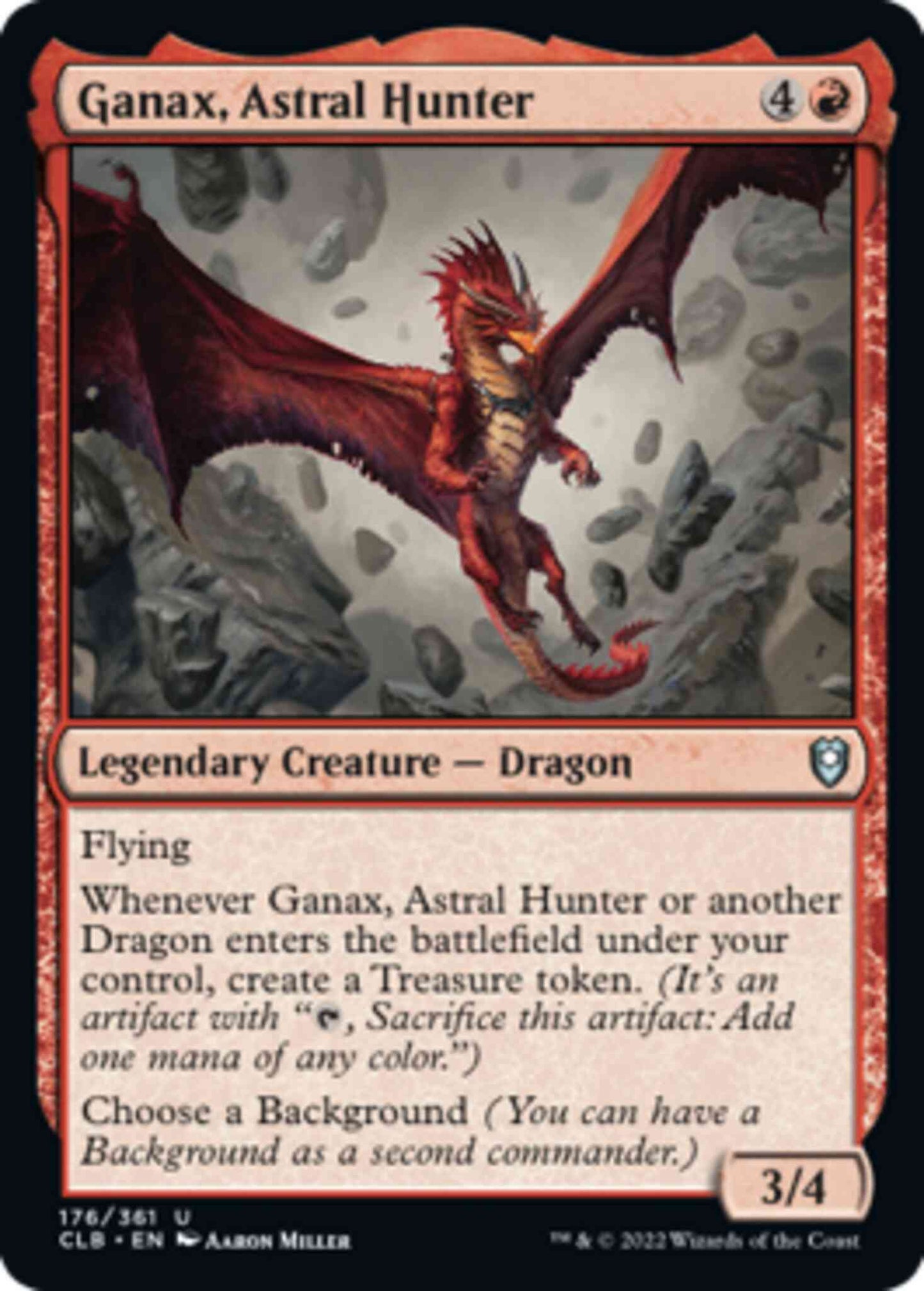 Ganax, Astral Hunter [176] [Commander Legends: Battle for Baldur's Gate] [Non-Foil]