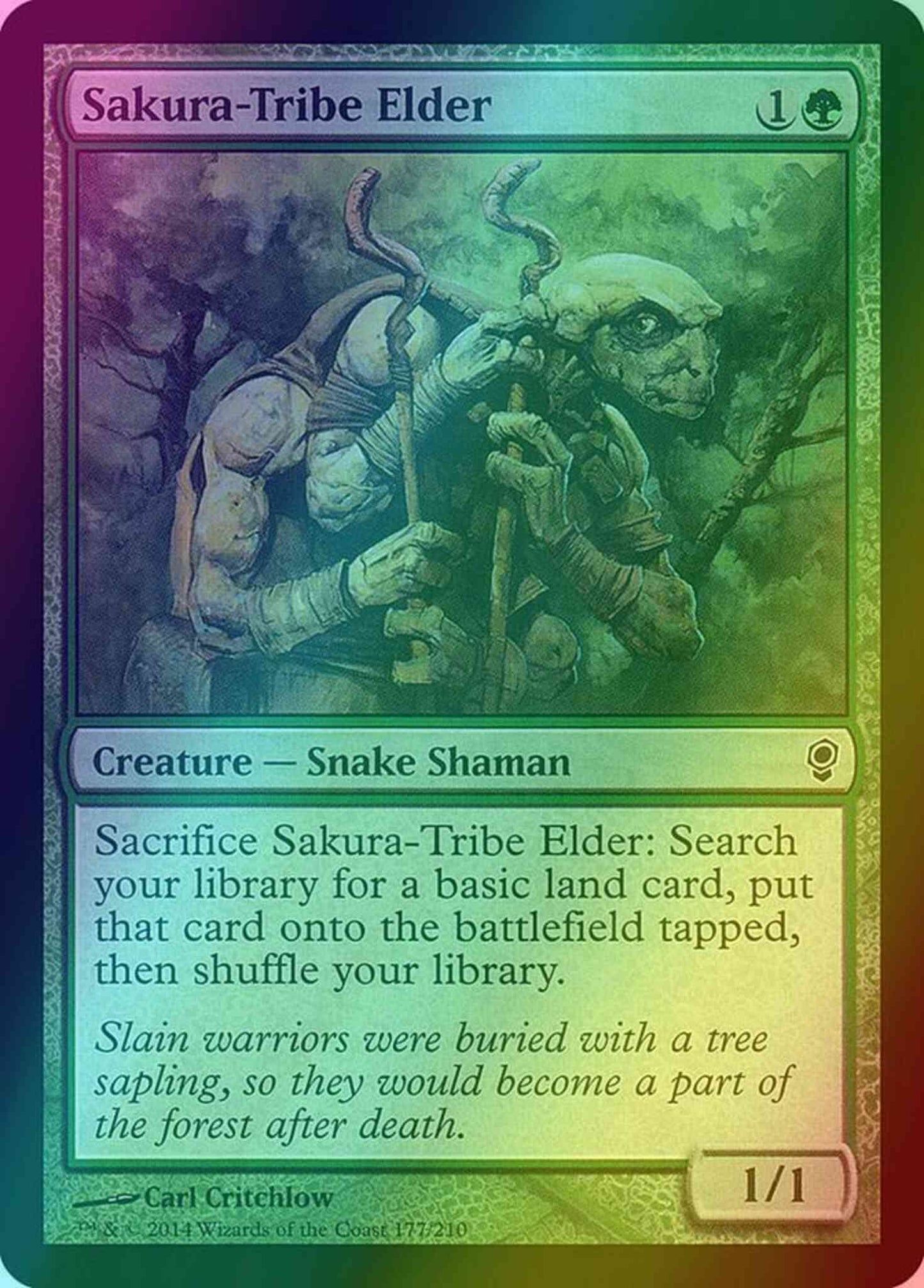 mtg cards like sakura tribe elder Magic the Gathering PROMOTIONAL JUNIOR SUPER SERIES Single Card : #001 Sakura-Tribe Elder