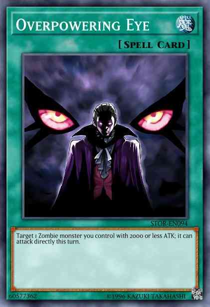 Overpowering Eye - STOR-EN094 - Rare - 1st Edition