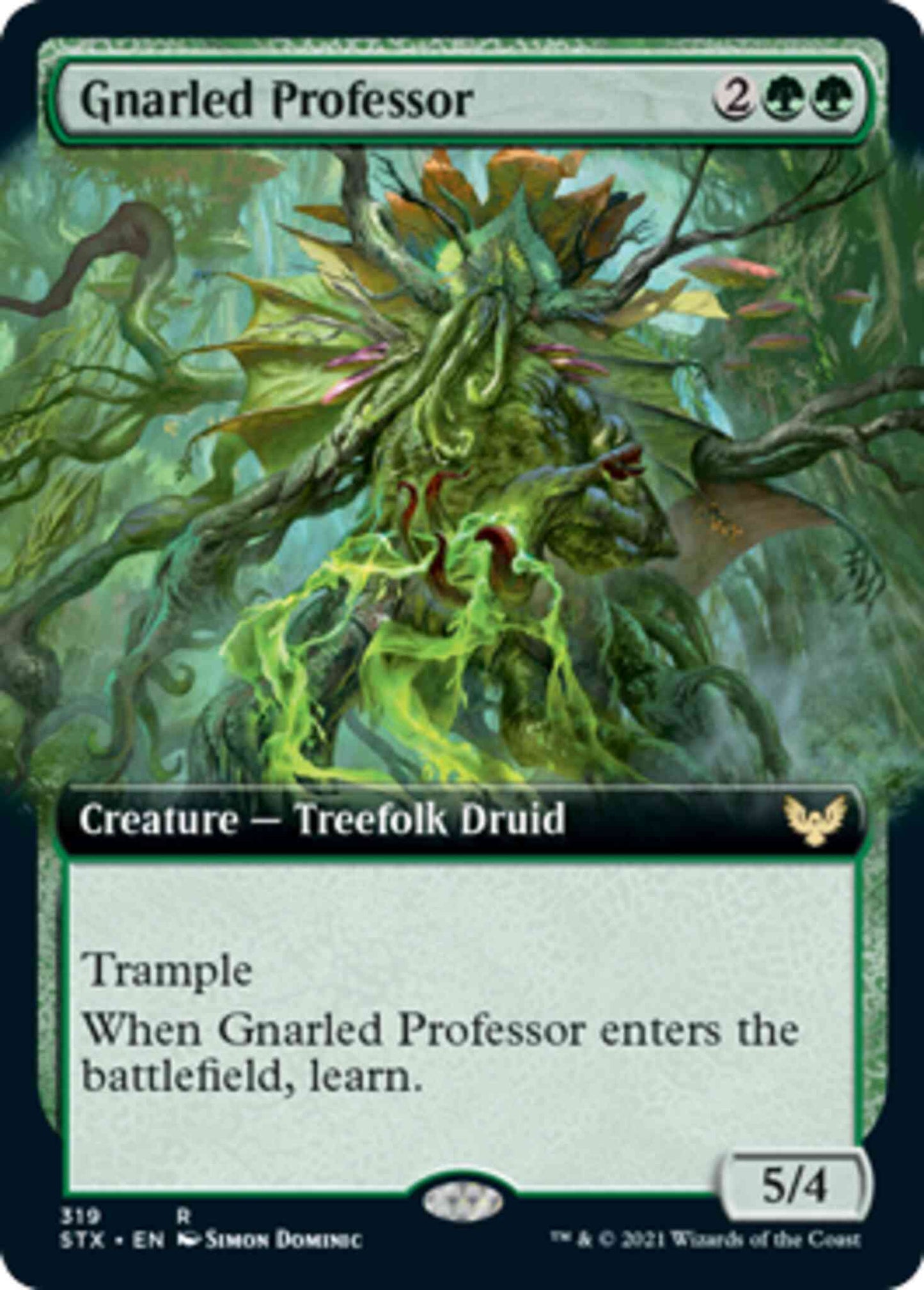 Gnarled Professor [319] [Extended Art] [Strixhaven: School of Mages] [Non-Foil]