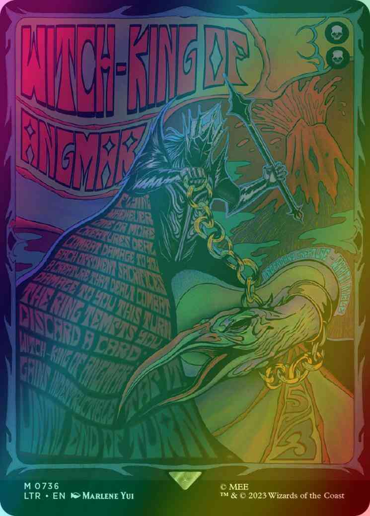 Witch-king of Angmar [736] [Borderless] [Poster] [The Lord of the Rings: Tales of Middle-earth] [Foil]