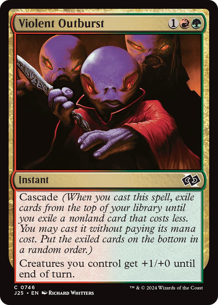 Violent Outburst [746] [Foundations: Jumpstart] [Non-Foil]