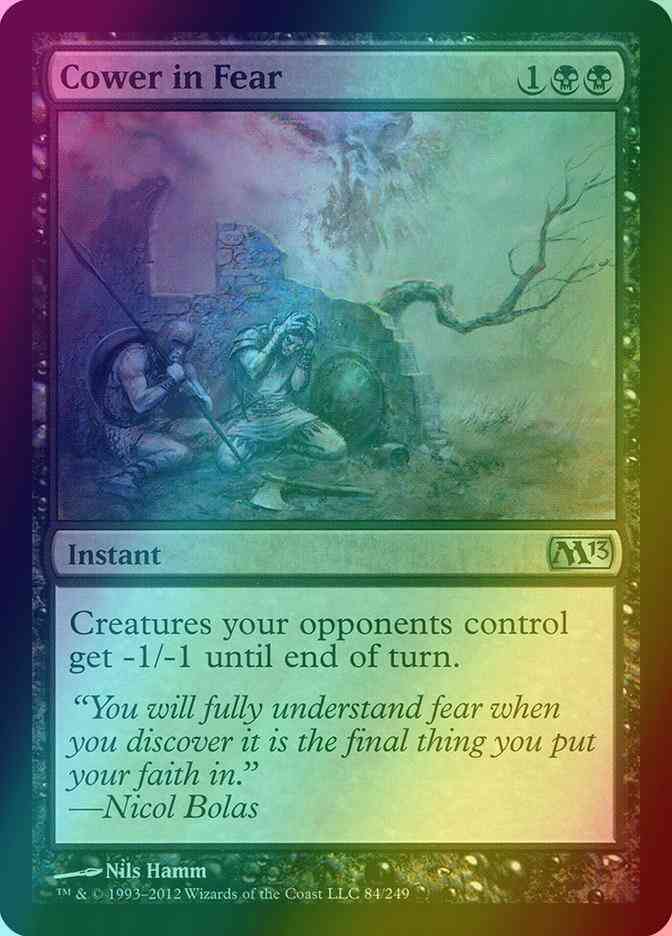 Cower in Fear [84] [Magic 2013] [Foil]