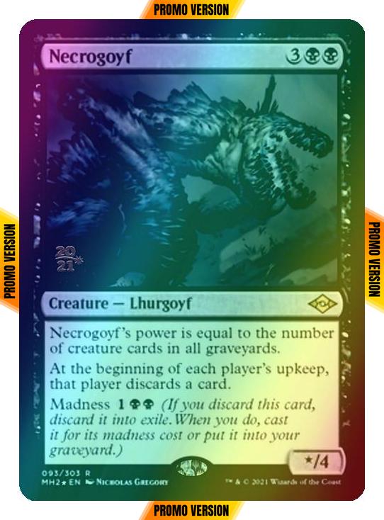 Necrogoyf [Prerelease] [93S] [Modern Horizons 2 Promos] [Foil]