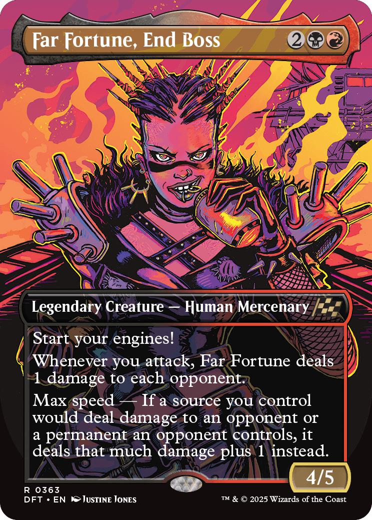 Far Fortune, End Boss [363] [Borderless] [Aetherdrift] [Non-Foil]