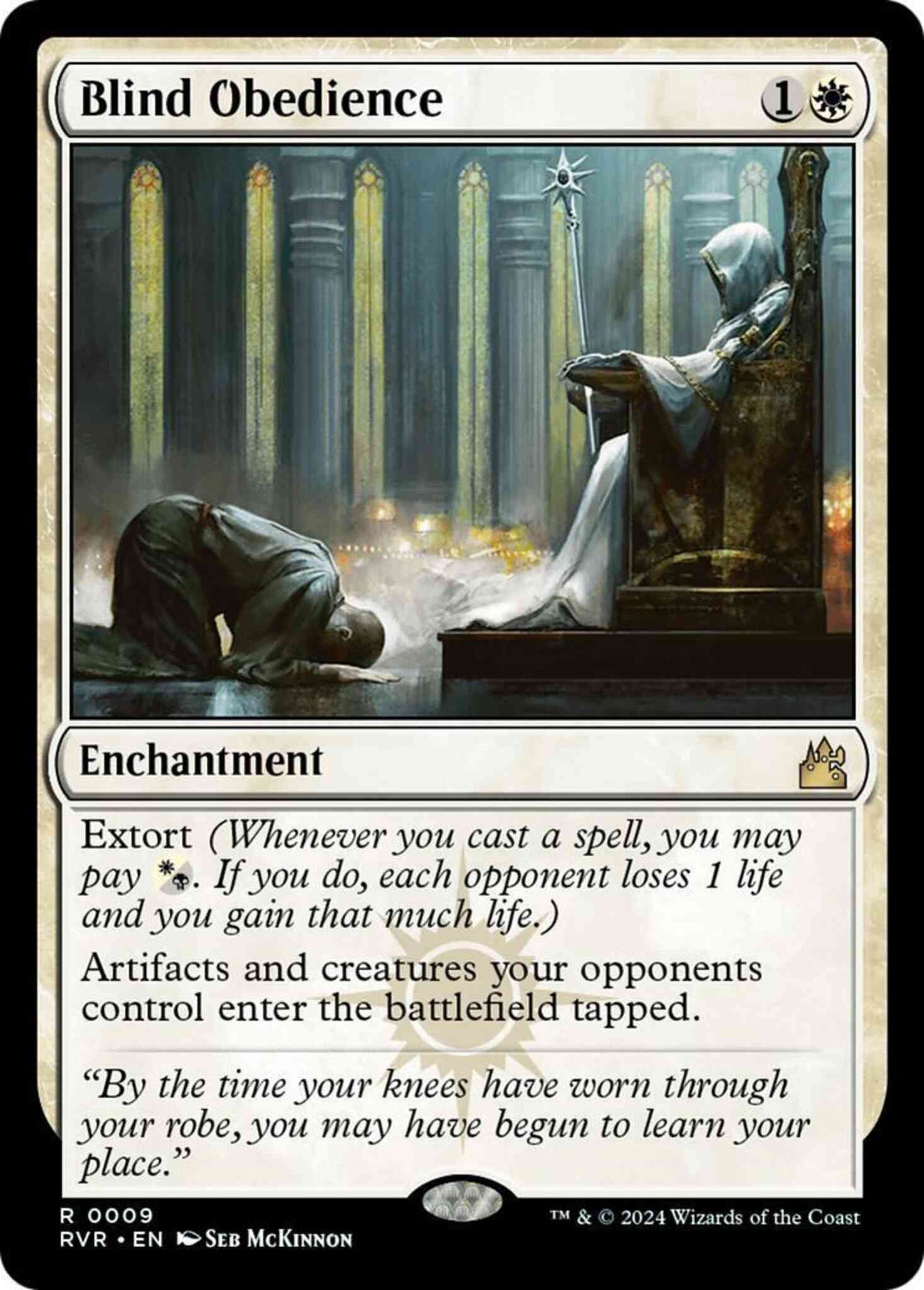 Blind Obedience [9] [Ravnica Remastered] [Non-Foil]