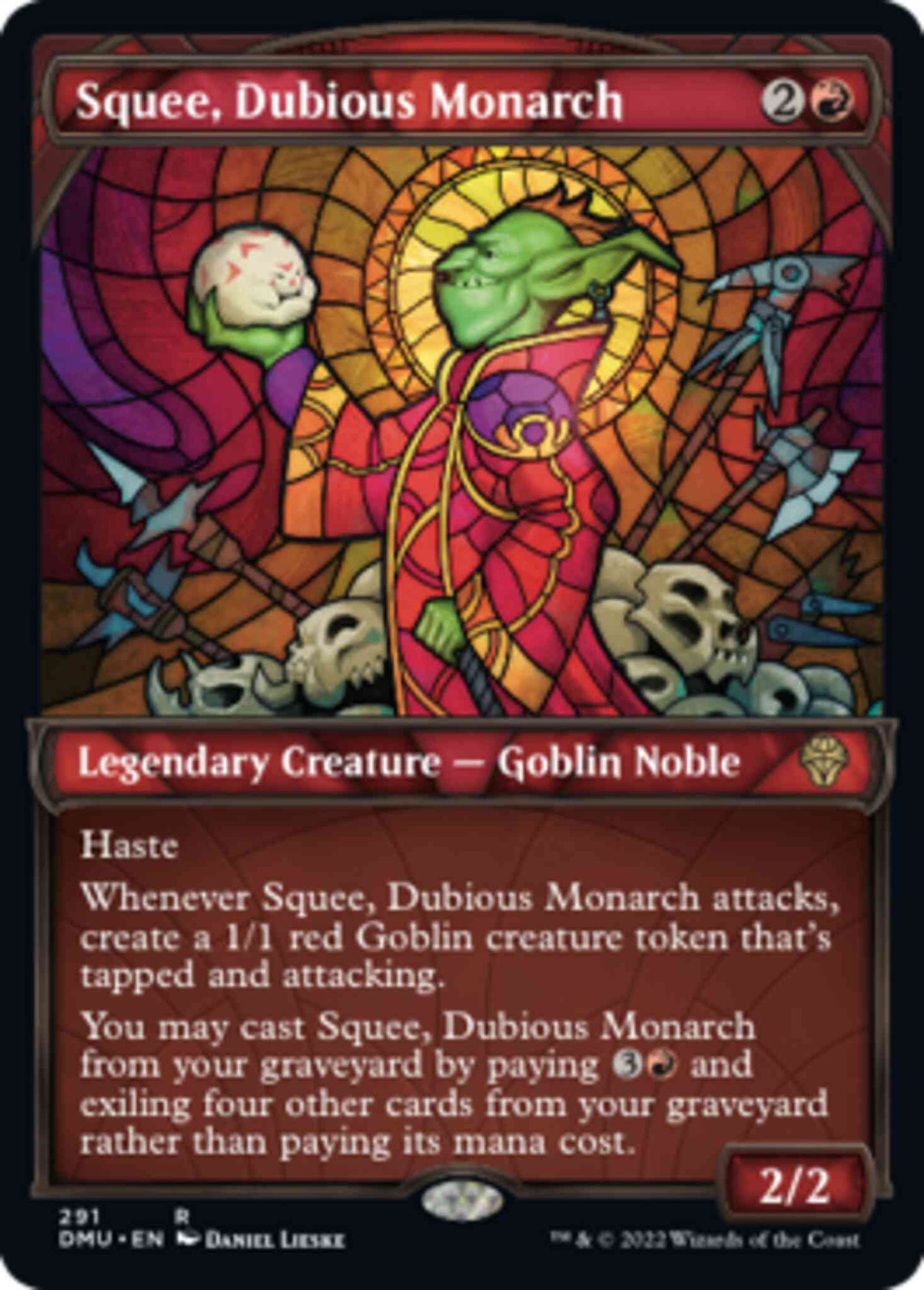 Squee, Dubious Monarch [291] [Stained Glass Showcase] [Dominaria United] [Non-Foil]