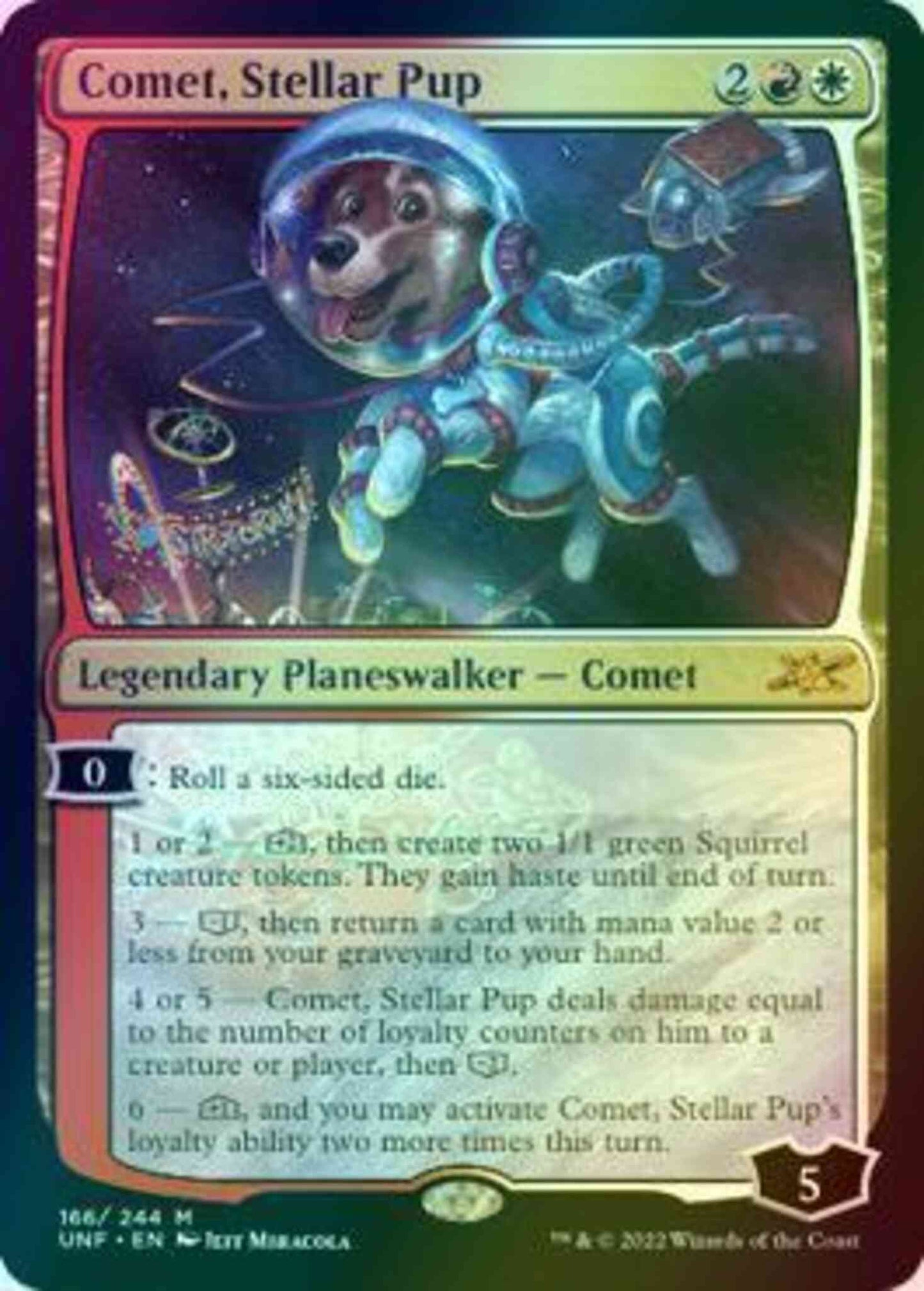 Comet, Stellar Pup [166] [Unfinity] [Foil]