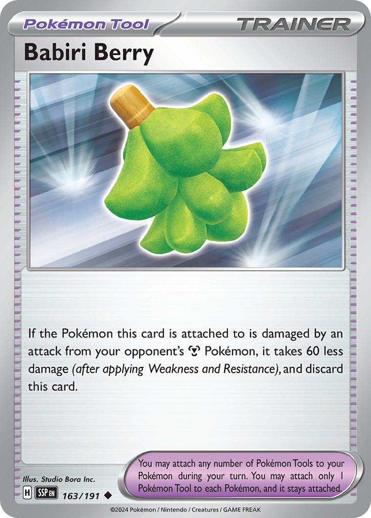Babiri Berry - 163/191 - Uncommon [sv08-163] [Non-Holo]
