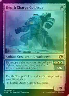 Depth Charge Colossus [78] [The Brothers' War] [Foil]