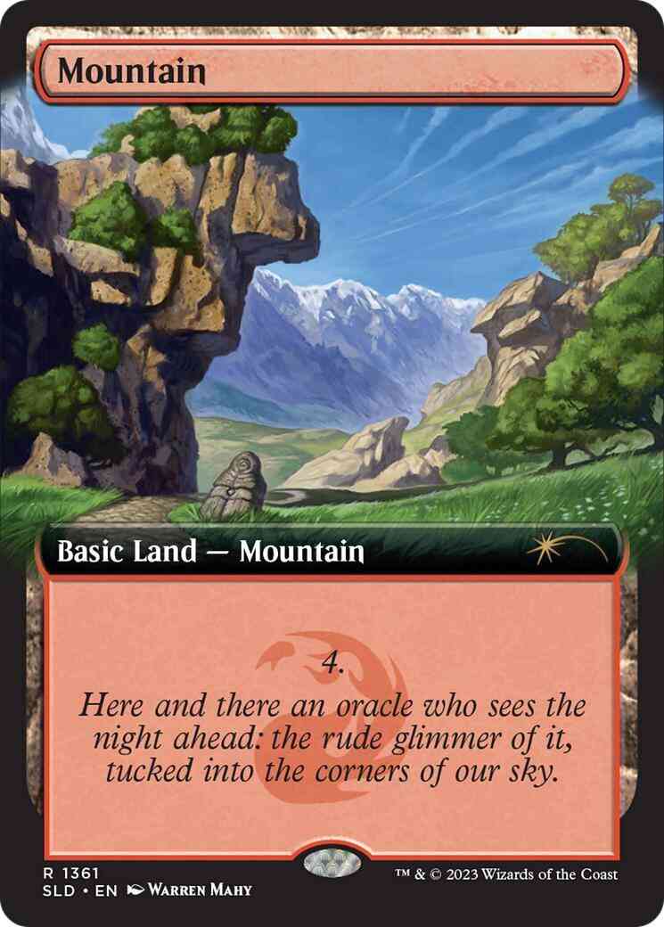 Mountain [1361] [Extended Art] [The Mountain Goats] [Secret Lair Drop] [Non-Foil]