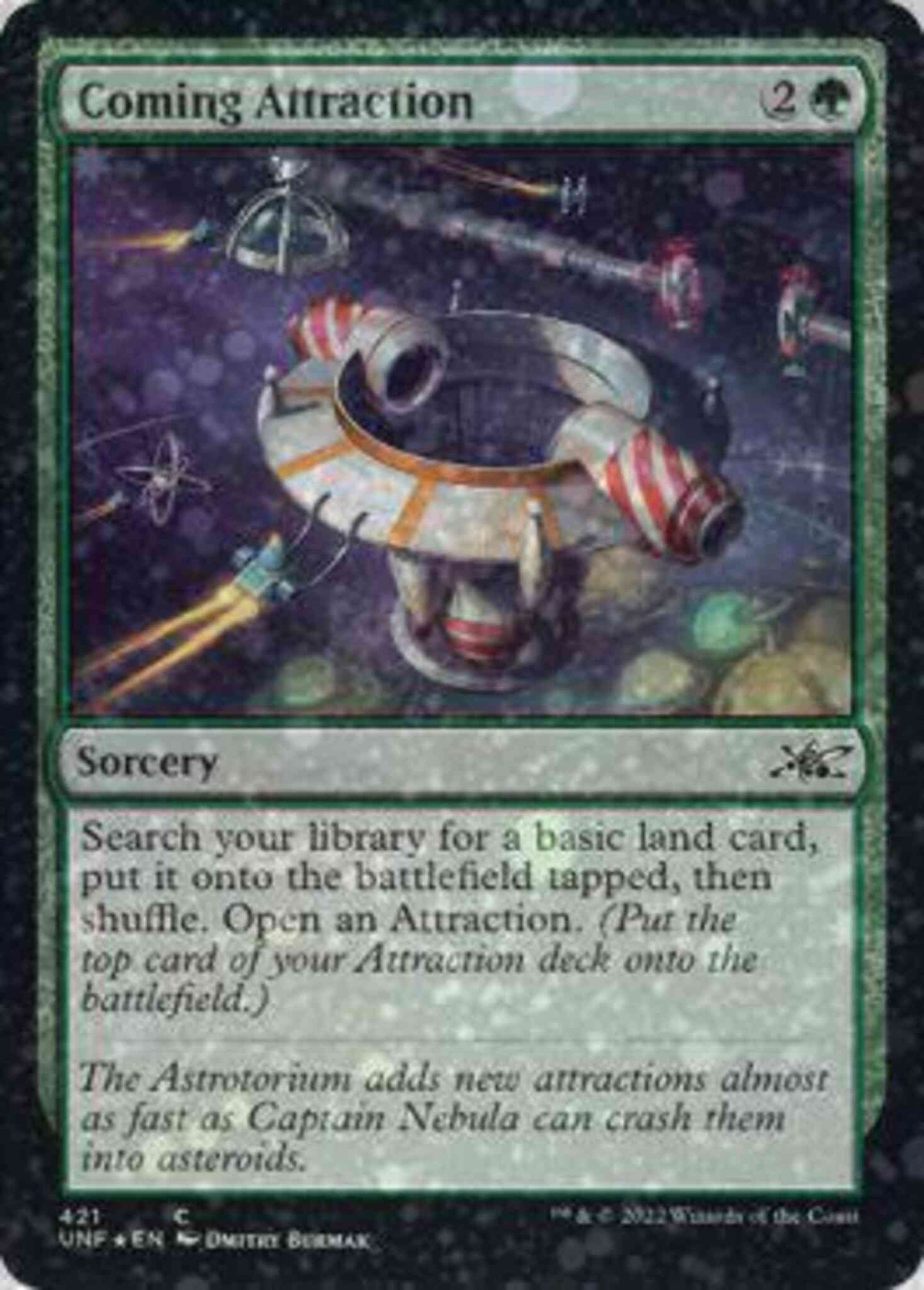 Coming Attraction [421] [Unfinity] [Galaxy Foil]