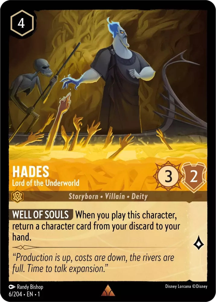 Hades - Lord of the Underworld - 6/204 [The First Chapter] [Non-Foil]