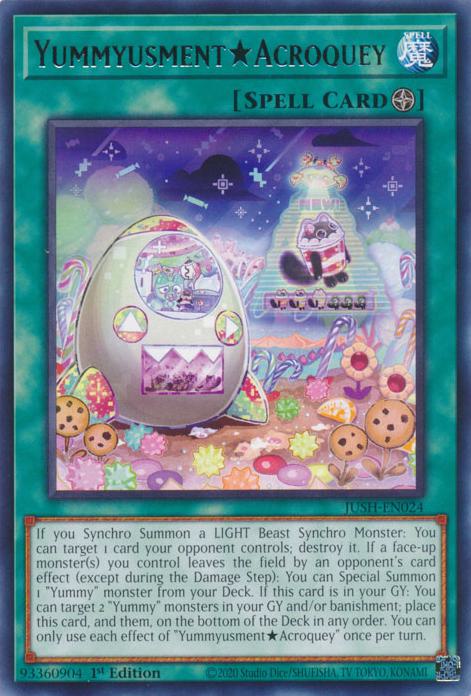 Yummyusment★Acroquey - JUSH-EN024 - Rare - 1st Edition