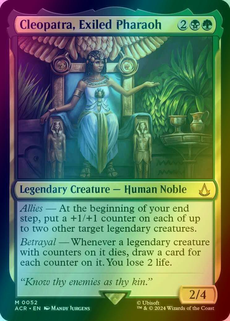 Cleopatra, Exiled Pharaoh [52] [Assassin's Creed] [Foil]