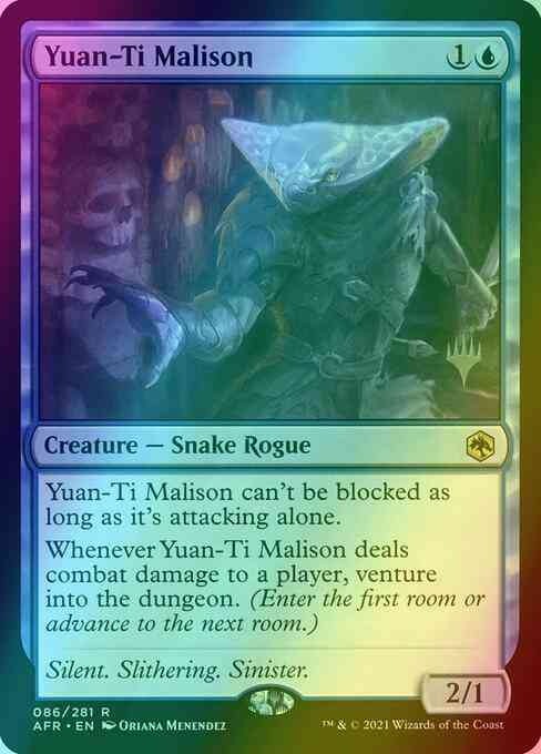 Yuan-Ti Malison [Promo Pack] [86p] [Adventures in the Forgotten Realms Promos] [Foil]