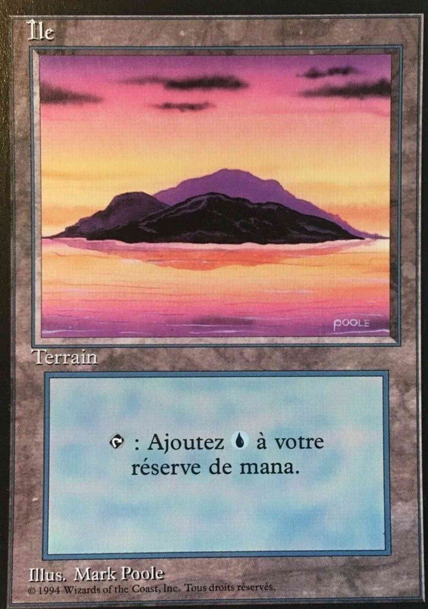 Island - French [Left Island] [295] [Foreign Black Border: French] [Non-Foil]