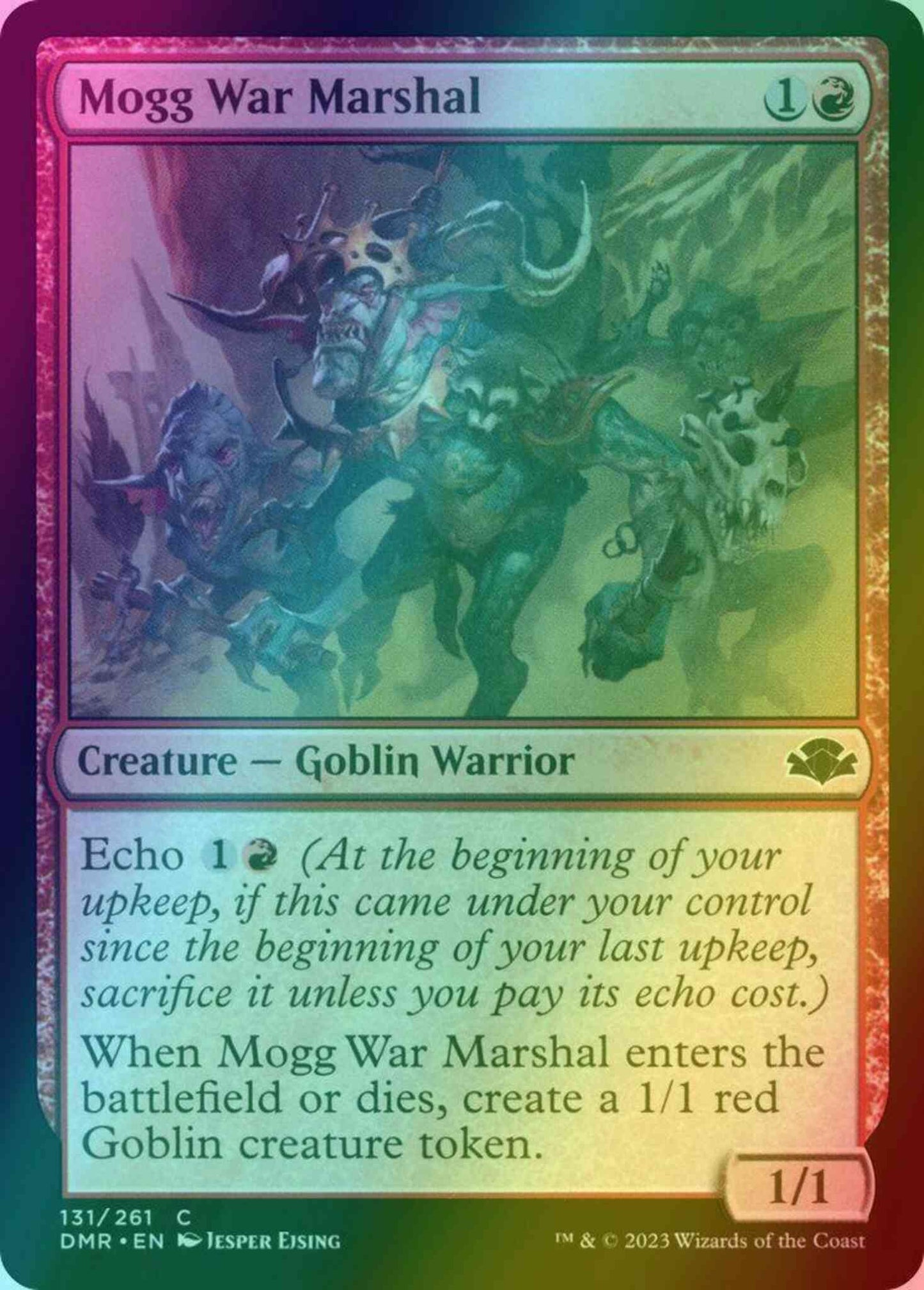 Mogg War Marshal [131] [Dominaria Remastered] [Foil]