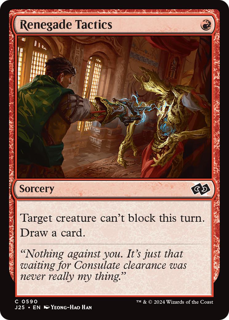 Renegade Tactics [590] [Foundations: Jumpstart] [Non-Foil]