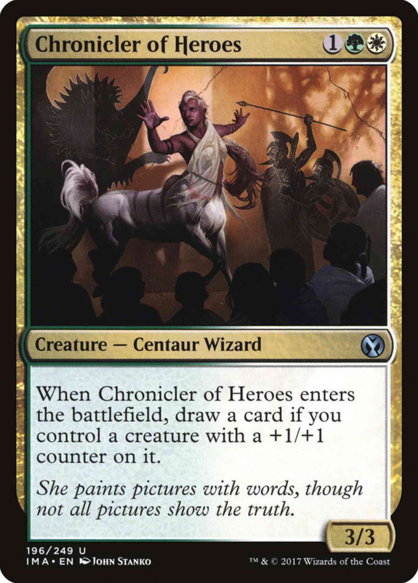 Chronicler of Heroes [196] [Iconic Masters] [Non-Foil]