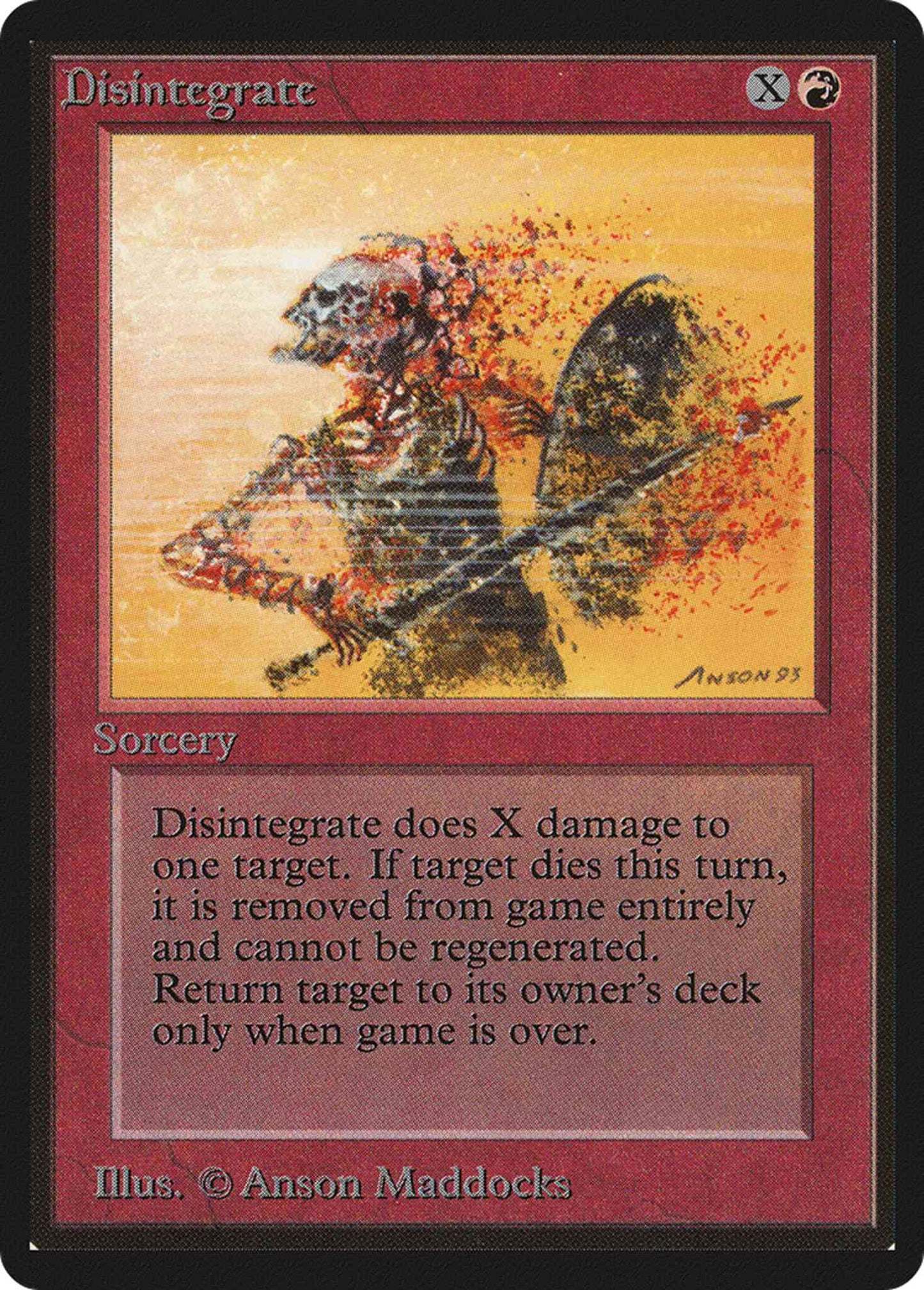 Disintegrate [141] [Limited Edition Beta] [Non-Foil]