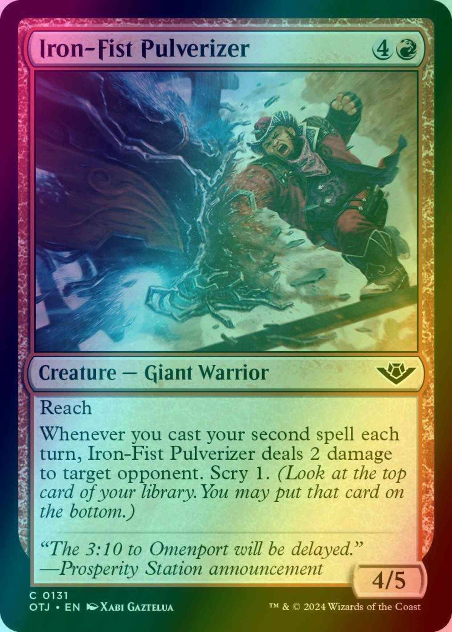 Iron-Fist Pulverizer [131] [Outlaws of Thunder Junction] [Foil]