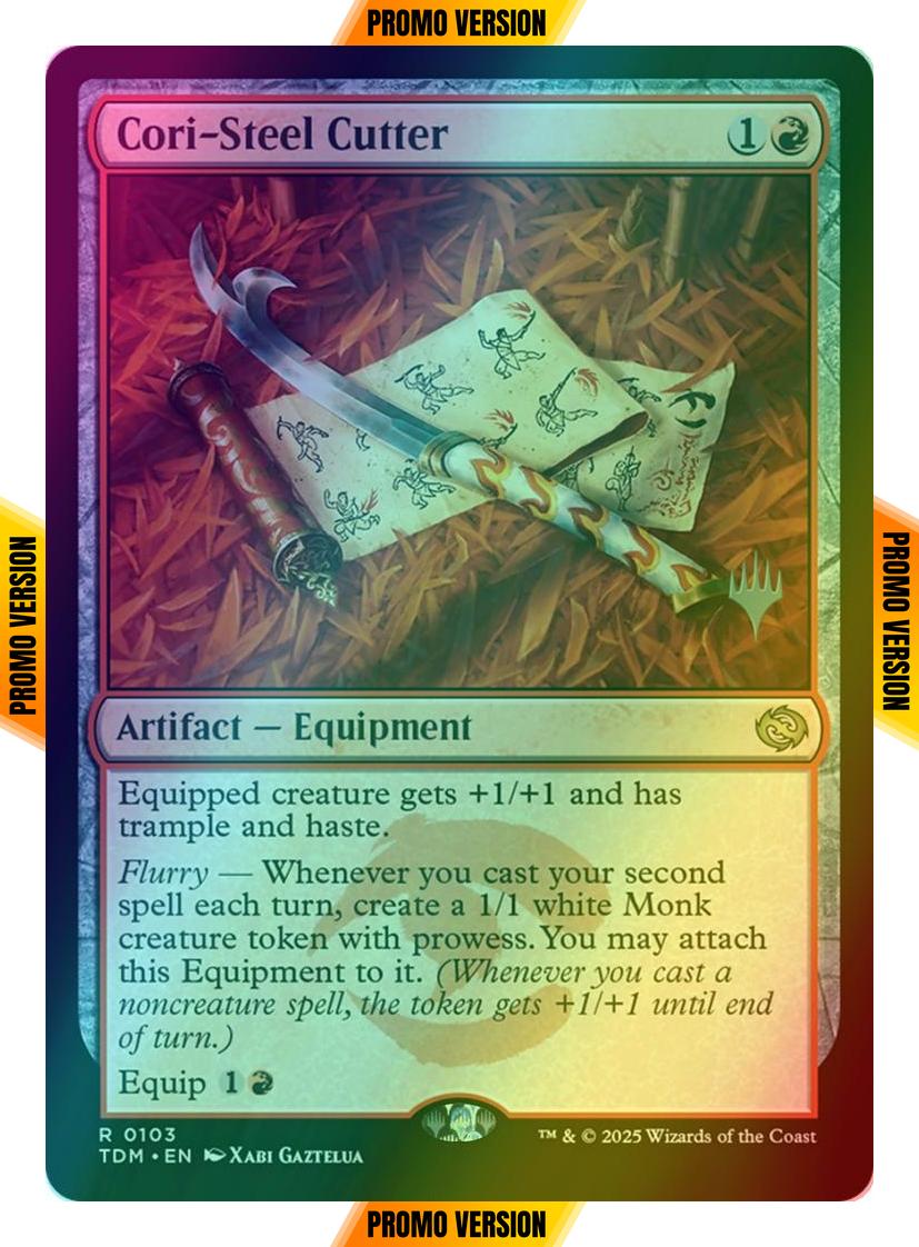 Cori-Steel Cutter [103p] [Promo Pack] [Tarkir: Dragonstorm: Promos] [Foil]