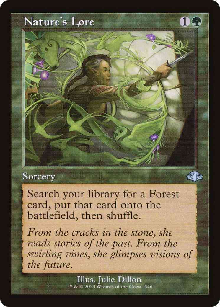 Nature's Lore [346] [Retro Frame] [Dominaria Remastered] [Non-Foil]
