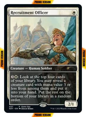 Recruitment Officer [7] [Game Day Promos] [Non-Foil]
