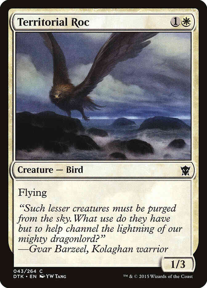 Territorial Roc [43] [Dragons Of Tarkir] [Non-Foil]