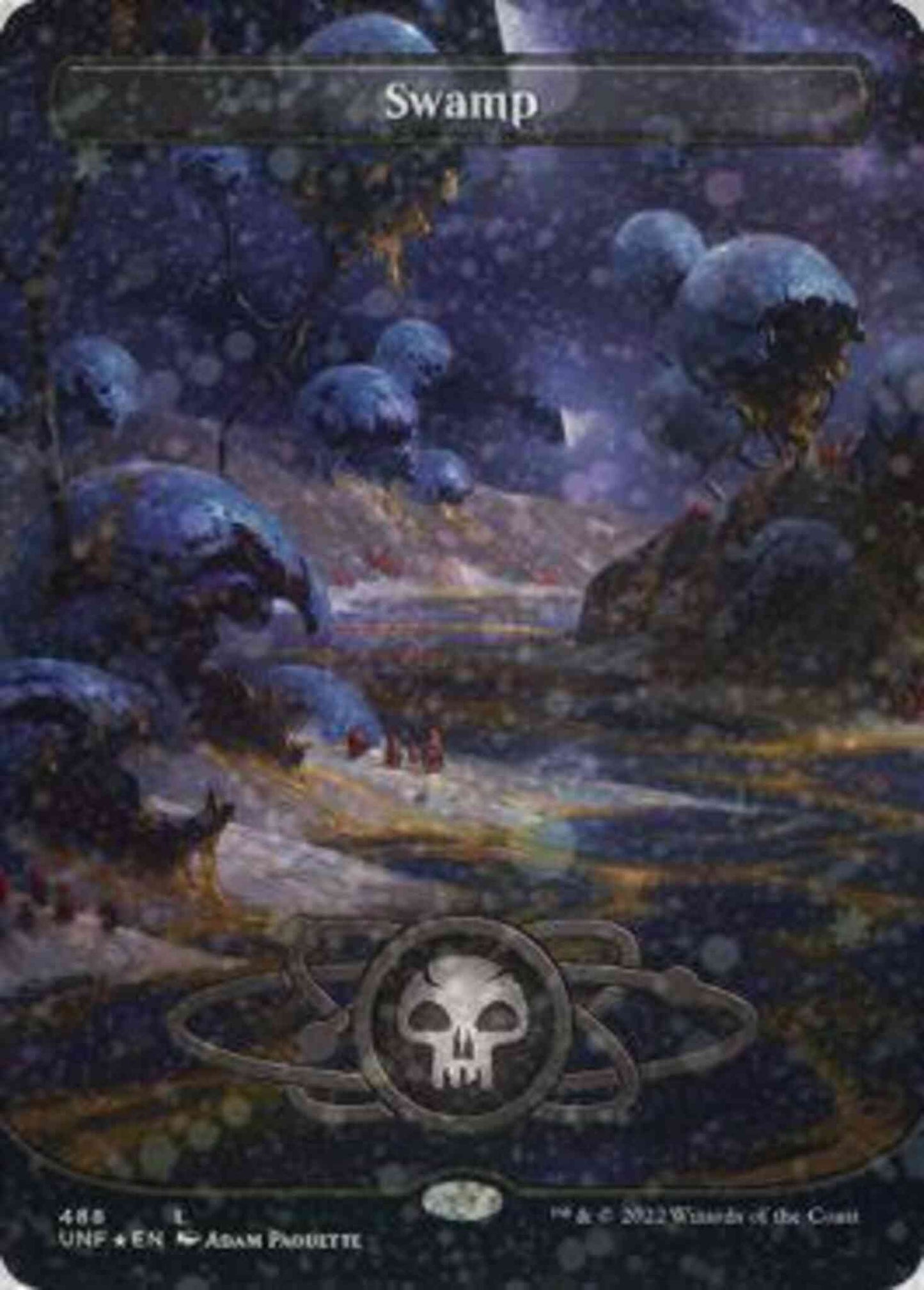 Swamp [488] [Borderless] [Planetary] [Unfinity] [Galaxy Foil]