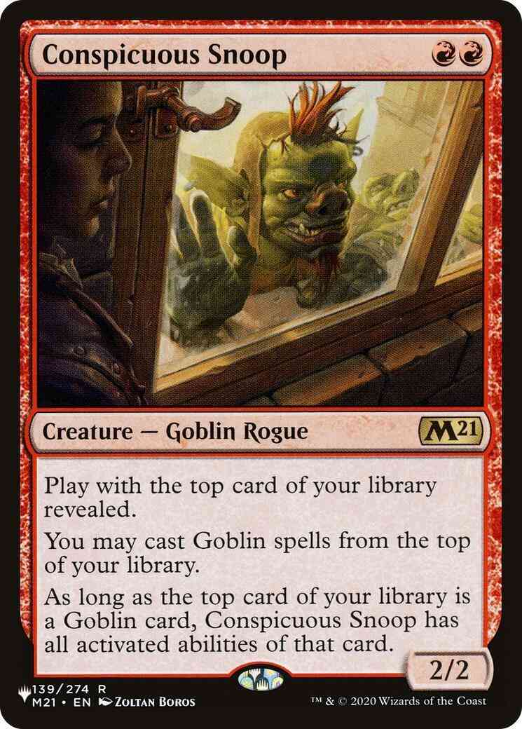 Conspicuous Snoop [M21-139] [The List] [Non-Foil]