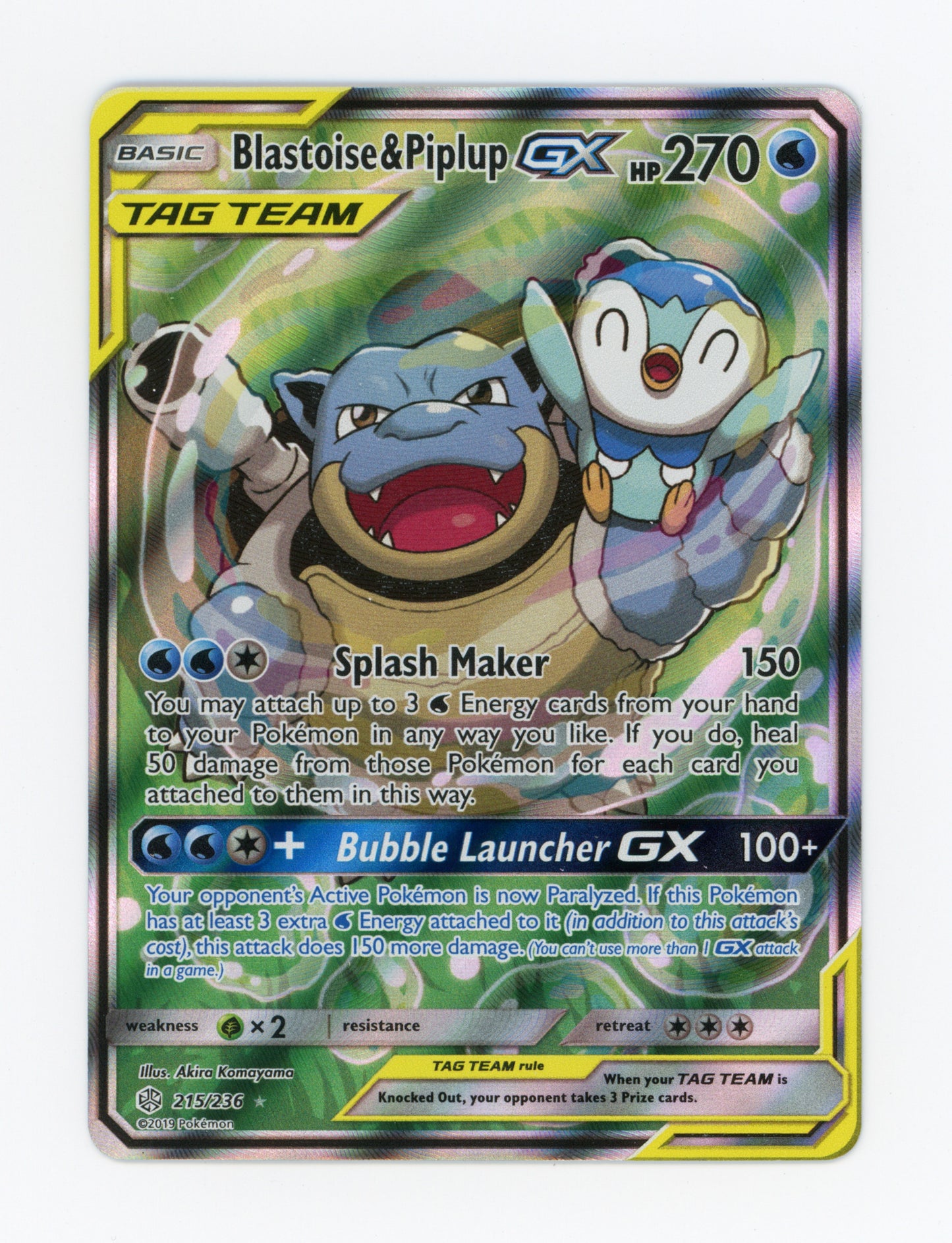 Blastoise & Piplup-GX — Rare Ultra — ID 19733