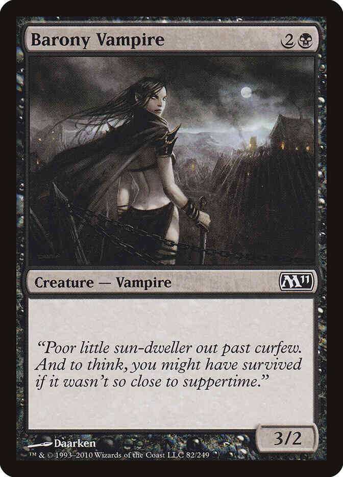 Barony Vampire [82] [Magic 2011] [Non-Foil]
