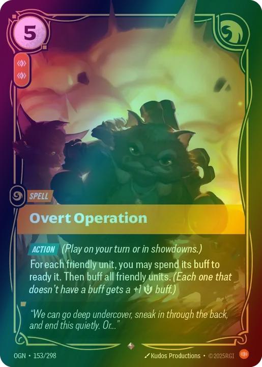 Overt Operation - 153/298 [Origins] [Foil]