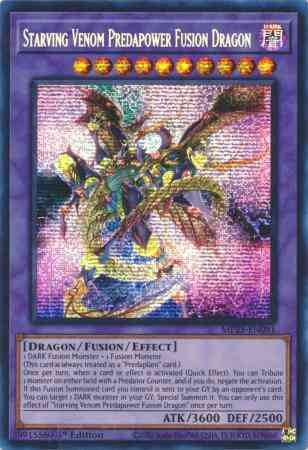 Starving Venom Predapower Fusion Dragon - MP23-EN081 - Prismatic Secret Rare - 1st Edition
