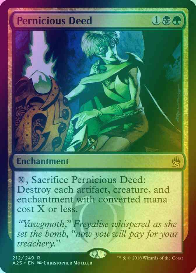 Pernicious Deed [212] [Masters 25] [Foil]