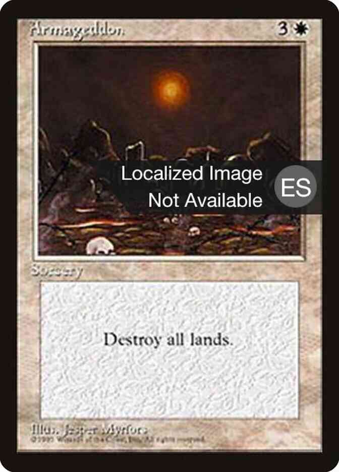 Armageddon - Portuguese [5] [Fourth Edition Black Border: Portuguese] [Non-Foil]