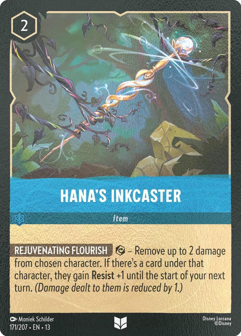 Hana's Inkcaster - 171/204 [Attack of the Vine!] [Cold Foil]