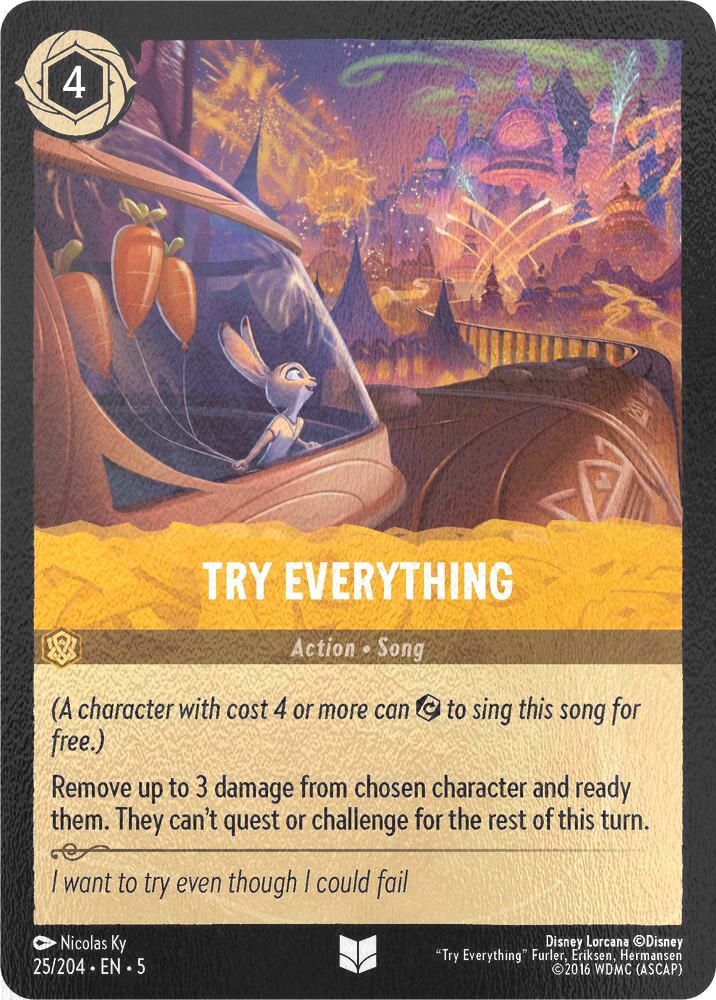 Try Everything - 25/204 [Shimmering Skies] [Cold Foil]